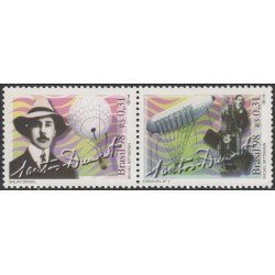 Brasil Brazil 2450/51 1998 Aviación Ballon Dirigible MNH