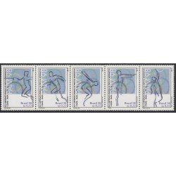 Brasil Brazil 2460/64 1998 Comisión de deportes militares brasileños MNH