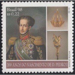Brasil Brazil 2476 1998 Bicentenario el nacimiento del Emperador de Brasil Pierre I MNH