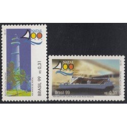 Brasil Brazil 2488/89 1999 400 Aniversario de Natal MNH Brasil Brazil 2488/89 1999 400 Aniversario de Natal MNH