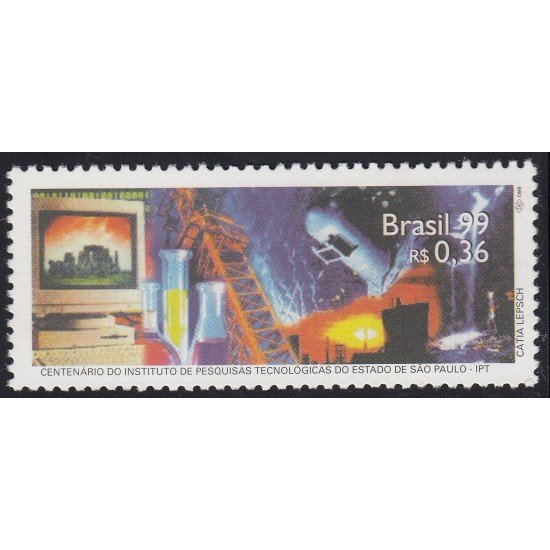 Brasil Brazil 2510 1999 100 Años del Instituto de Investigación tecnológica del estado de Sao Paulo MNH Brasil Brazil 2510 1999 100 Años del Instituto de Investigación tecnológica del estado de Sao Paulo MNH
