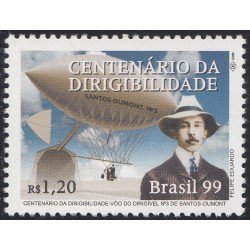 Brasil Brazil 2511 1999 100 Años del vuelo del aeronauta Alberto Santos Dumont MNH Brasil Brazil 2511 1999 100 Años del vuelo del aeronauta Alberto Santos Dumont MNH