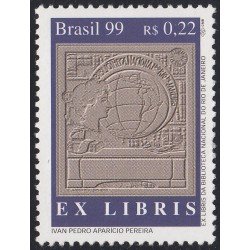 Brasil Brazil 2527 1999 Ex- Libris de la Biblioteca Nacional de Río de Janiro MNH Brasil Brazil 2527 1999 Ex- Libris de la Biblioteca Nacional de Río de Janiro MNH