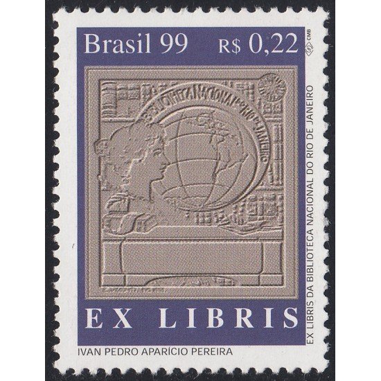Brasil Brazil 2527 1999 Ex- Libris de la Biblioteca Nacional de Río de Janiro MNH