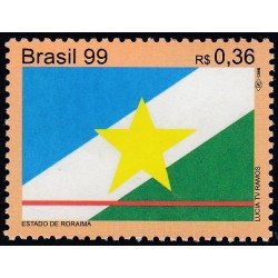 Brasil Brazil 2534 1999 Bandera del Estado de Roraima MNH Brasil Brazil 2534 1999 Bandera del Estado de Roraima MNH