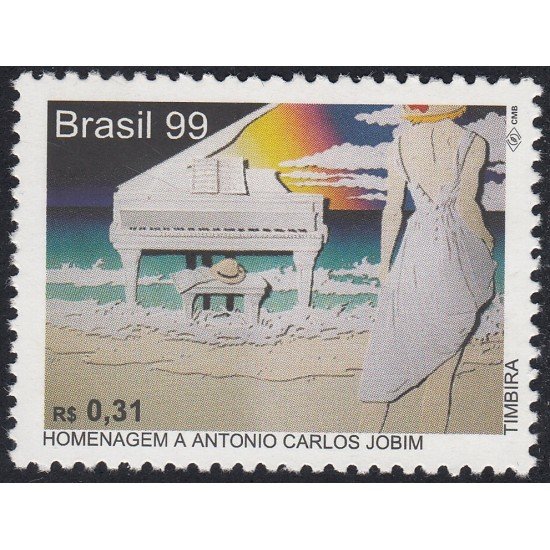 Brasil Brazil 2535 1999 Homenaje al compositor Antonio Carlos Jobim MNH Brasil Brazil 2535 1999 Homenaje al compositor Antonio Carlos Jobim MNH