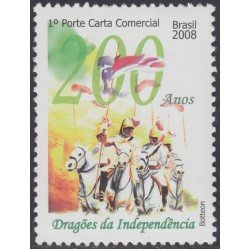 Brasil Brazil 3023 2008 Bicentenario de Los Dragones de la Independencia MNH Brasil Brazil 3023 2008 Bicentenario de Los Dragones de la Independencia MNH