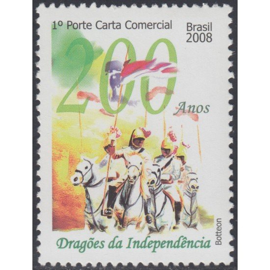 Brasil Brazil 3023 2008 Bicentenario de Los Dragones de la Independencia MNH Brasil Brazil 3023 2008 Bicentenario de Los Dragones de la Independencia MNH
