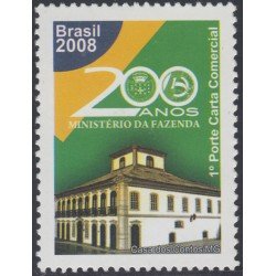 Brasil Brazil 3029 2008 Bicentenario del Ministerio de Finanzas MNH Brasil Brazil 3029 2008 Bicentenario del Ministerio de Finanzas MNH