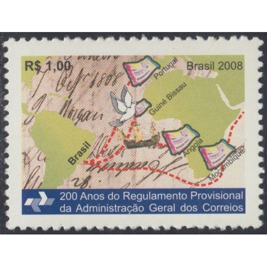 Brasil Brazil 3042 2008 200 Años de Reglamentos Temp. de la Administración MNH Brasil Brazil 3042 2008 200 Años de Reglamentos Temp. de la Administración MNH