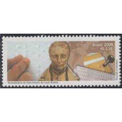 Brasil Brazil 3043 2009 Personalidad Louis Braille MNH Brasil Brazil 3043 2009 Personalidad Louis Braille MNH