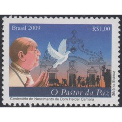 Brasil Brazil 3046 2009 Helder Camara Pastor de la Paz MNH Brasil Brazil 3046 2009 Helder Camara Pastor de la Paz MNH