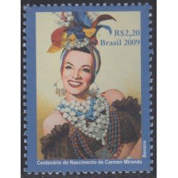 Brasil Brazil 3076 2009 Personalidad Carmen Miranda MNH Brasil Brazil 3076 2009 Personalidad Carmen Miranda MNH