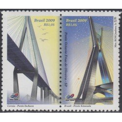 Brasil Brazil 3087/88 2009 Relaciones diplomáticas con Corea del Sur MNH Brasil Brazil 3087/88 2009 Relaciones diplomáticas con Corea del Sur MNH