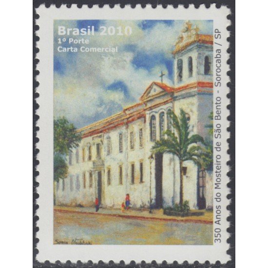Brasil Brazil 3103 2010 350º Años del Monasterio de San Benito de Sorocaba MNH Brasil Brazil 3103 2010 350º Años del Monasterio de San Benito de Sorocaba MNH