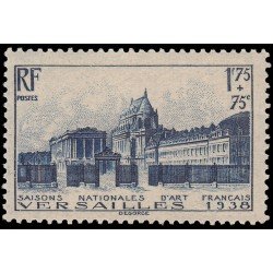France Francia 379 1938 Pro Sesiones nacionales de arte francés -Castillo de Versalles- MNH