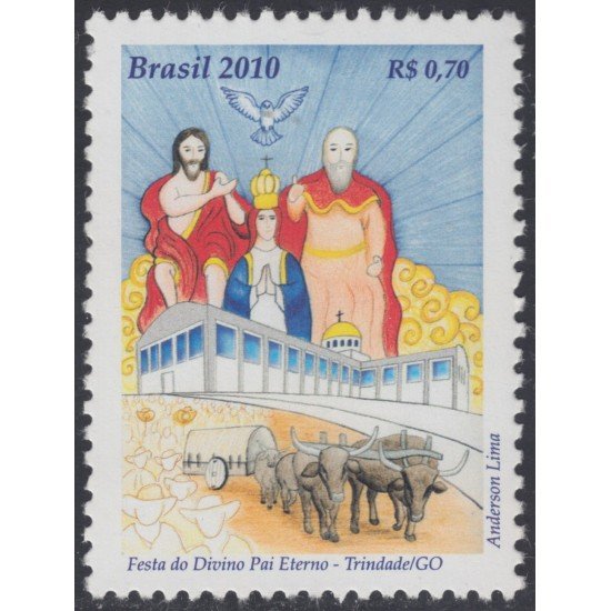 Brasil Brazil 3106 2010 Fiesta religiosa del divino padre eterno en Trindade MNH Brasil Brazil 3106 2010 Fiesta religiosa del divino padre eterno en Trindade MNH