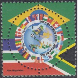 Brasil Brazil 3107 2010 Copa Mundial de Fútbol 2010 en África del Sur MNH Brasil Brazil 3107 2010 Copa Mundial de Fútbol 2010 en África del Sur MNH