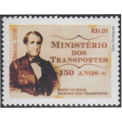 Brasil Brazil 3113 2010 150 Años del Ministerio de Transporte Barao de Maua MNH Brasil Brazil 3113 2010 150 Años del Ministerio de Transporte Barao de Maua MNH