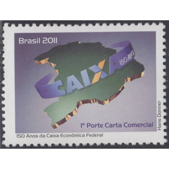 Brasil Brazil 3138 2011 150 Años de la caja económica federal MNH Brasil Brazil 3138 2011 150 Años de la caja económica federal MNH