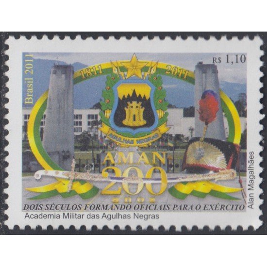 Brasil Brazil 3143 2011 200 Años de la Academia militar Águilas Negras MNH