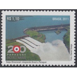 Brasil Brazil 3147 2011 200 Años de relaciones diplomáticas con Paraguay MNH Brasil Brazil 3147 2011 200 Años de relaciones diplomáticas con Paraguay MNH