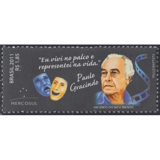 Brasil Brazil 3151 2011 Personalidades actores brasileños MNH Brasil Brazil 3151 2011 Personalidades actores brasileños MNH