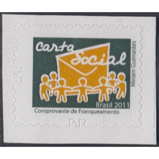 Brasil Brazil 3194 2011 Serie Antigua La Carta Social MNH Brasil Brazil 3194 2011 Serie Antigua La Carta Social MNH