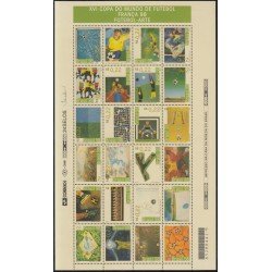 Brasil Brazil 2424/47 1998 Copa del mundo de Fútbol en Francia MNH