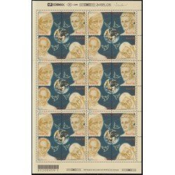 Brasil Brazil 2481/84 Mini hojita 1998 Paz y fraternidad. Retratos MNH