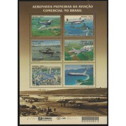 Brasil Brazil 2713/18 2001 Inicios de la aviación comercial en Brasil MNH Brasil Brazil 2713/18 2001 Inicios de la aviación comercial en Brasil MNH