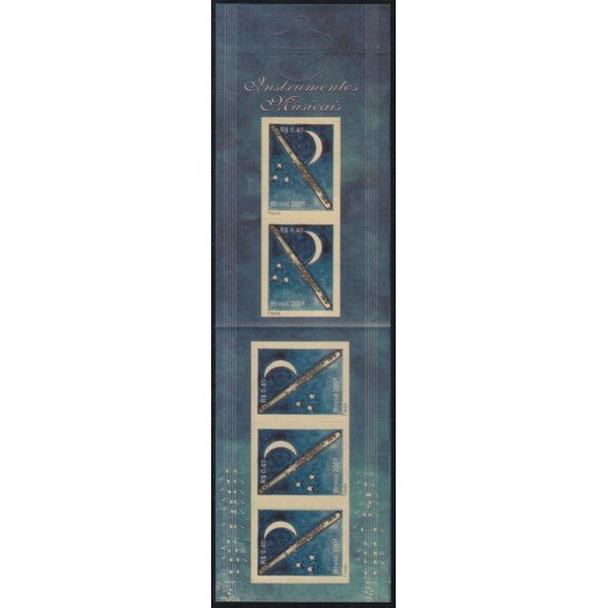 Brasil Brazil 2724a Instrumentos musicales Carnet MNH