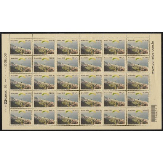 Brasil Brazil 2857 MH 2004 Serie corriente Deportes Parapente MNH