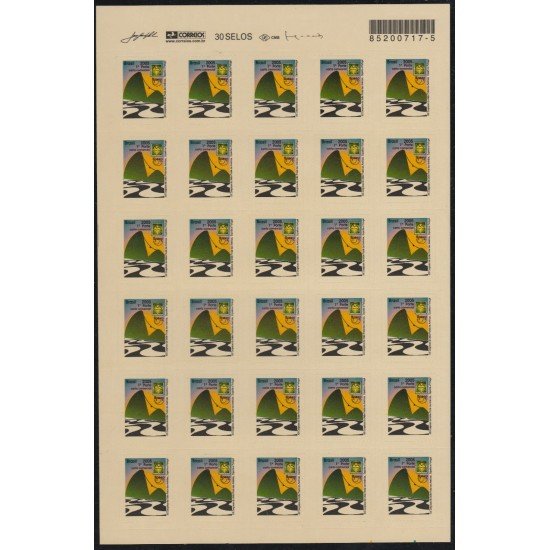 Brasil Brazil 2921 Mini hojita 2005 19° Congreso UPAEP MNH