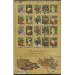 Brasil Brazil 3060/69 2009 Mercosul Productos de exportación Frutas Fruits Hoja con 2 series MNH Brasil Brazil 3060/69 2009 Mercosul Productos de exportación Frutas Fruits Hoja con 2 series MNH