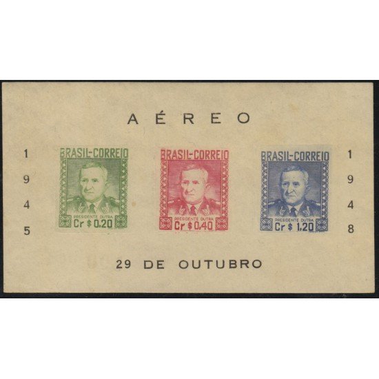 Brasil Brazil HB 8 1948 Presidente Dutra MNH Brasil Brazil HB 8 1948 Presidente Dutra MNH