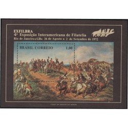 Brasil Brazil HB 29 1972 Exfibra 4ta Exp Interamericana de Filatelia MNH Brasil Brazil HB 29 1972 Exfibra 4ta Exp Interamericana de Filatelia MNH