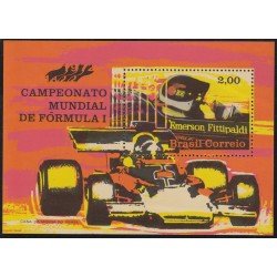 Brasil Brazil HB 30 1972 Campeonato del mundo de Formula I MNH Brasil Brazil HB 30 1972 Campeonato del mundo de Formula I MNH