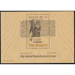 Brasil Brazil HB 31 1973 Exposición Filatélica Nacional San Gabriel MNH Brasil Brazil HB 31 1973 Exposición Filatélica Nacional San Gabriel MNH