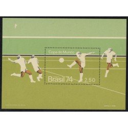 Brasil Brazil HB 33 1974 Copa del Mundo de Fútbol en Munich MNH Brasil Brazil HB 33 1974 Copa del Mundo de Fútbol en Munich MNH