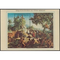 Brasil Brazil HB 60 1983 150 Años del nacimiento del Pintor Vitor Meireles MNH Brasil Brazil HB 60 1983 150 Años del nacimiento del Pintor Vitor Meireles MNH