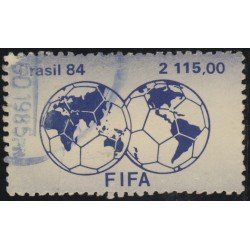 Brasil Brazil HB 64 1984 80º Aniversario de la FIFA Usado Brasil Brazil HB 64 1984 80º Aniversario de la FIFA Usado