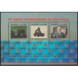 Brasil Brazil HB 80 1989 20º Bienal Internacional de Arte de Sao Paulo MNH Brasil Brazil HB 80 1989 20º Bienal Internacional de Arte de Sao Paulo MNH
