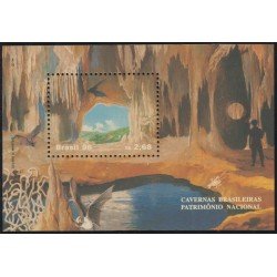 Brasil Brazil HB 101 1996 Las cuevas brasileñas Patrimonio Nacional MNH Brasil Brazil HB 101 1996 Las cuevas brasileñas Patrimonio Nacional MNH