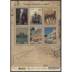 Brasil Brazil HB 138 2009 Presencia holandesa en Brasil MNH Brasil Brazil HB 138 2009 Presencia holandesa en Brasil MNH
