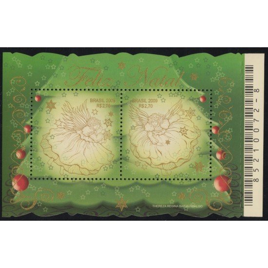 Brasil Brazil HB 141 2009 Navidad Chritsmas MNH Brasil Brazil HB 141 2009 Navidad Chritsmas MNH