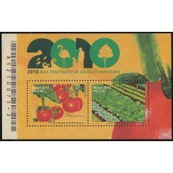 Brasil Brazil HB 145 2010 Año Internacional de la Biodiversidad MNH Brasil Brazil HB 145 2010 Año Internacional de la Biodiversidad MNH