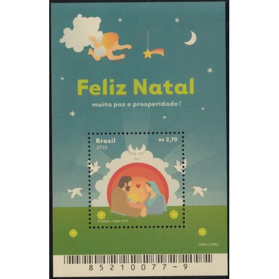 Brasil Brazil HB 146 2010 Navidad Chritsmas MNH Brasil Brazil HB 146 2010 Navidad Chritsmas MNH