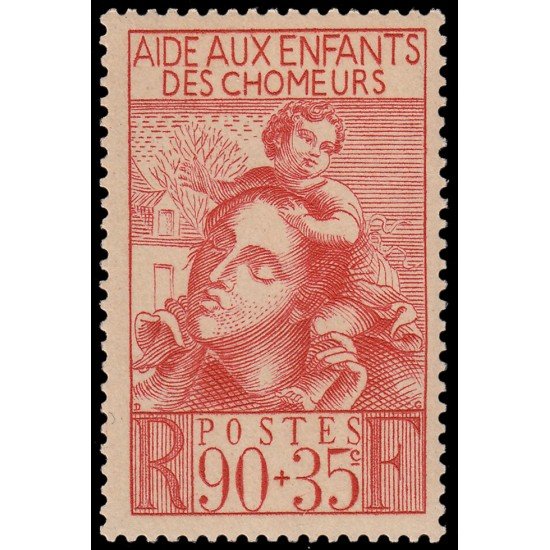 France Francia 428 1939 Ayuda a los niños de los parados MNH