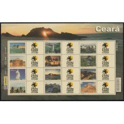 Brasil Brazil SP 71/82 2009 Turismo Estado de Ceará MNH Brasil Brazil SP 71/82 2009 Turismo Estado de Ceará MNH